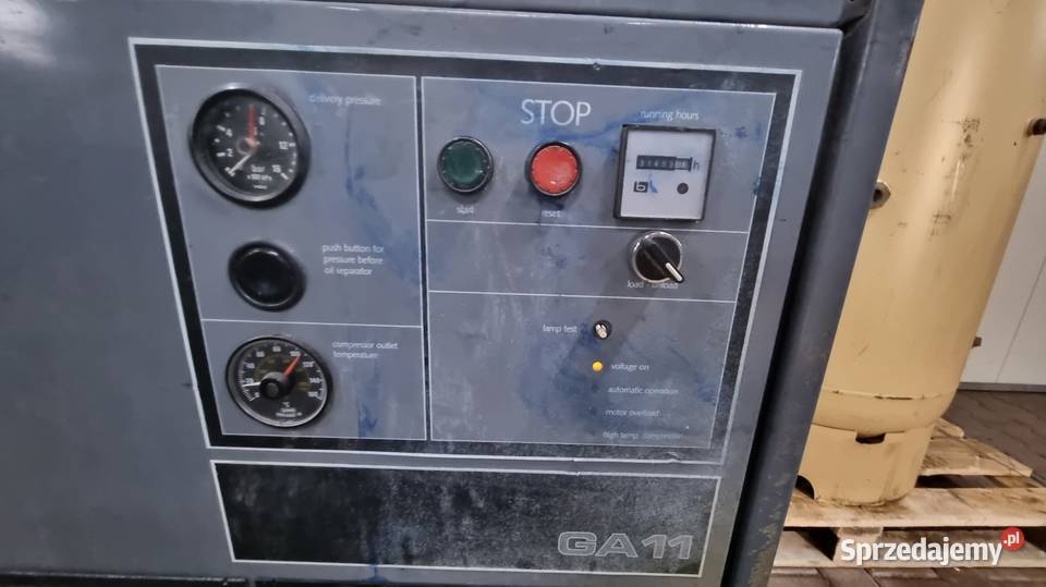 SPRĘŻARKA ŚRUBOWA WYCISZONA ATLAS COPCO GA11