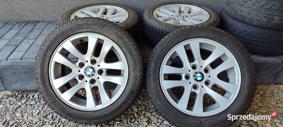 Komplet Kół BMW E90 Rozmiar 20555 16 Alufelgi Iwanowice Dworskie