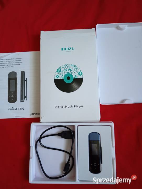 Odtwarzacz MP3 Ruizu 64GB dyktafon z klipsem