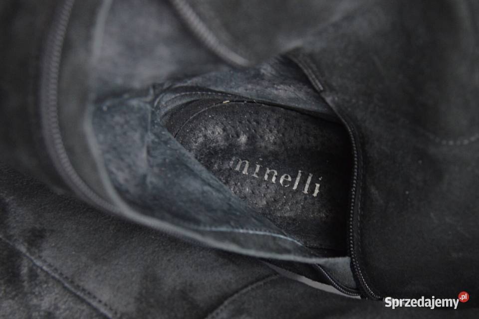 MUSZKIETERKI kozaki KOLANO Minelli Carmen 39 skóra Białystok