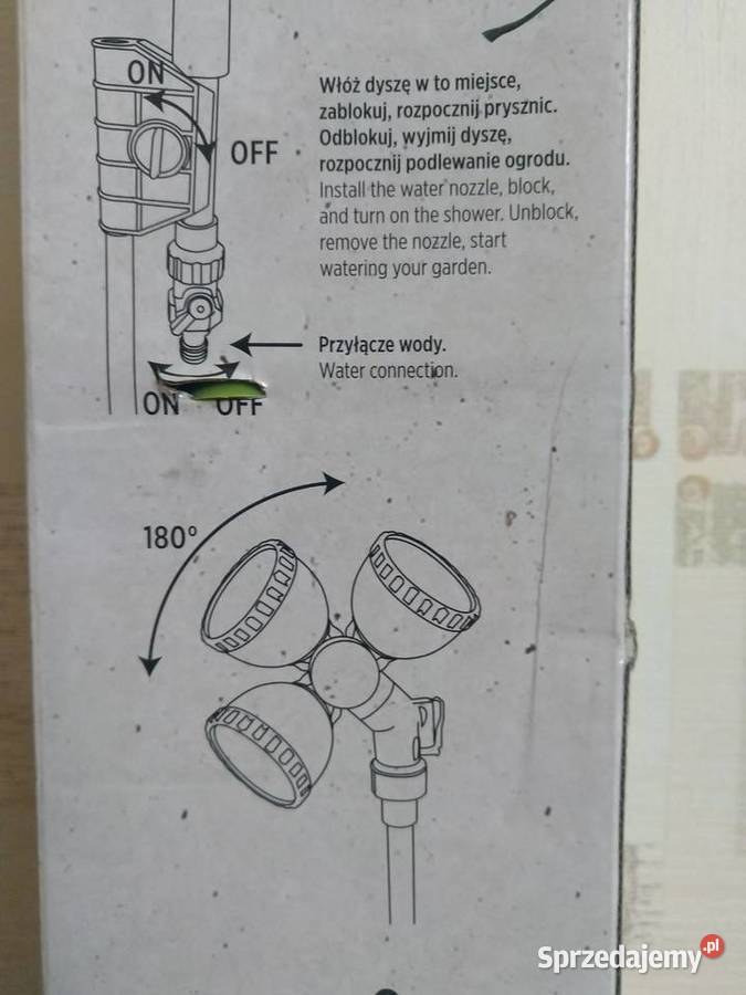 NAJTANIEJ Prysznic Ogrodowy Regulowany Obrotowy Pozostałe Zabrze