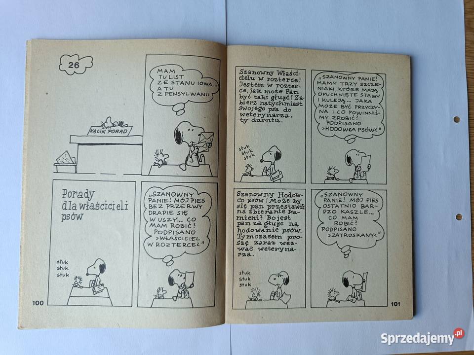 Komiks Fistaszki trzecie spotkanie Ch M Schulz i Rok wydania 1984 Gdynia sprzedam