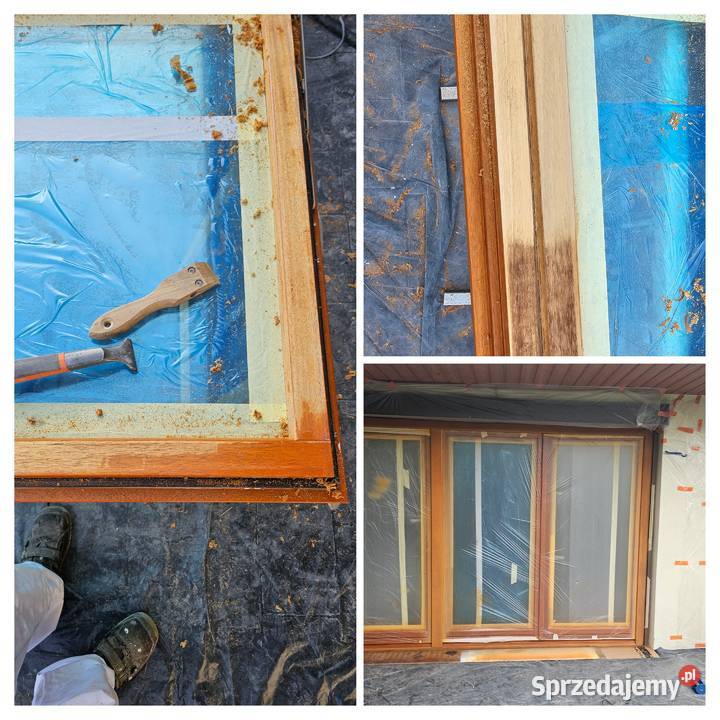 Renowacja okien drzwi schodów serwis Masów