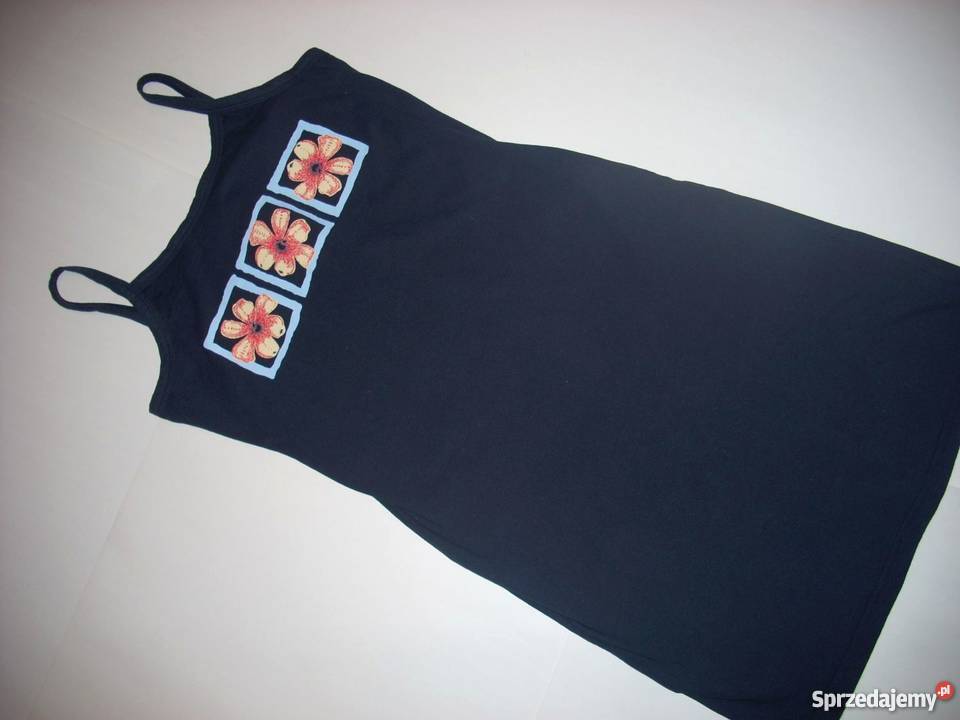 SIMPLY Basic Sukienka bawełna Nadruk 34 36 Nowy Sącz