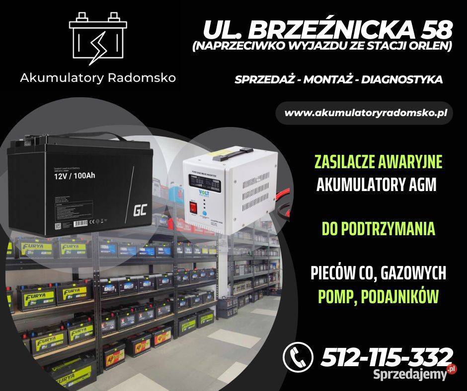 Akumulator YUASA ACTIVE 100Ah 900A P Radomsko dostawcze