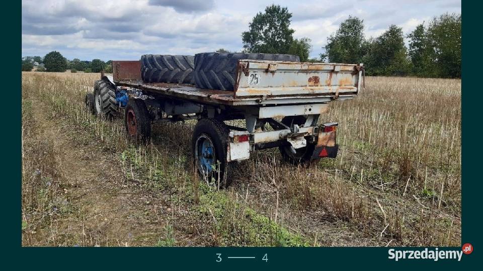 Przyczepa wywrotka 5t thk hl nieuszkodzony Żary