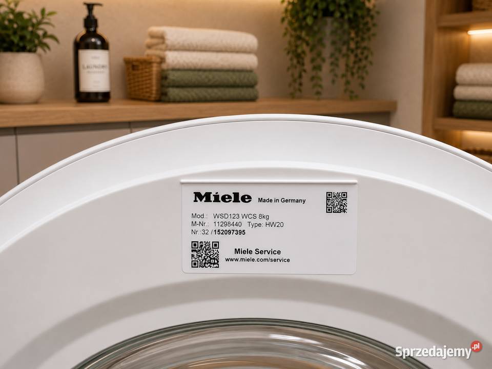 Pralka Miele W1 Selection WSD123 WCS 8 1400 obr Kalety