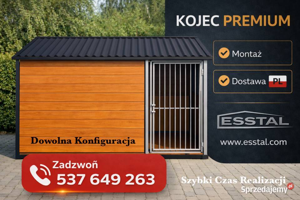 Kojec premium Psa Zagroda Psa Klatka Psa ESSTAL Płońsk
