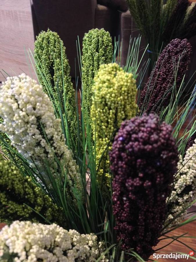 Kwiaty do wazonu sztuczne pałki dekoracja Kraków