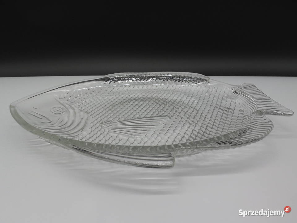 Szklany Półmisek Ryba wielkopolskie sprzedam