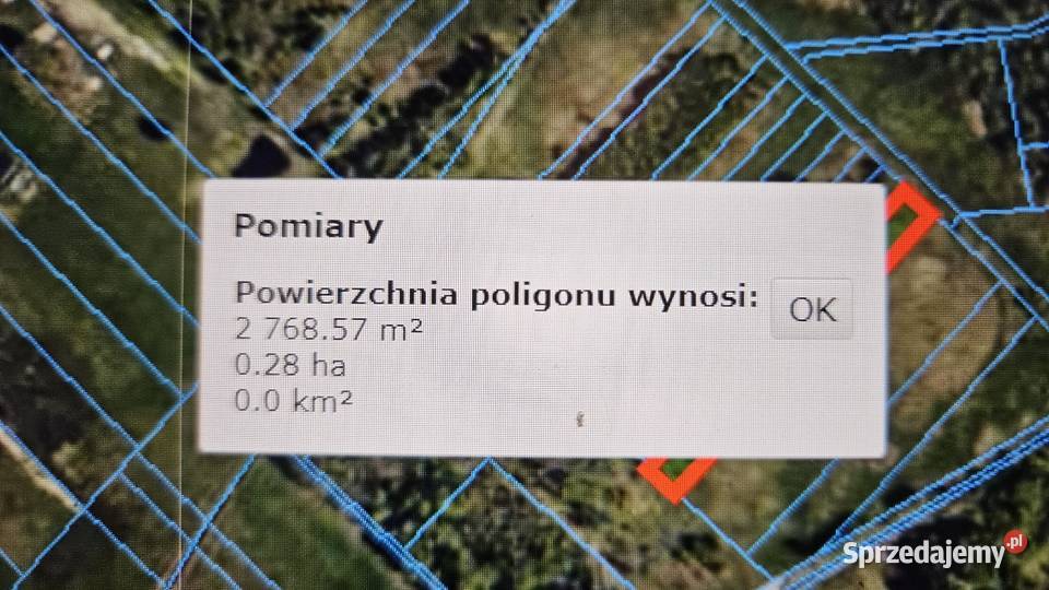 Działka Rolna Szczerców Podklucze 2769m2