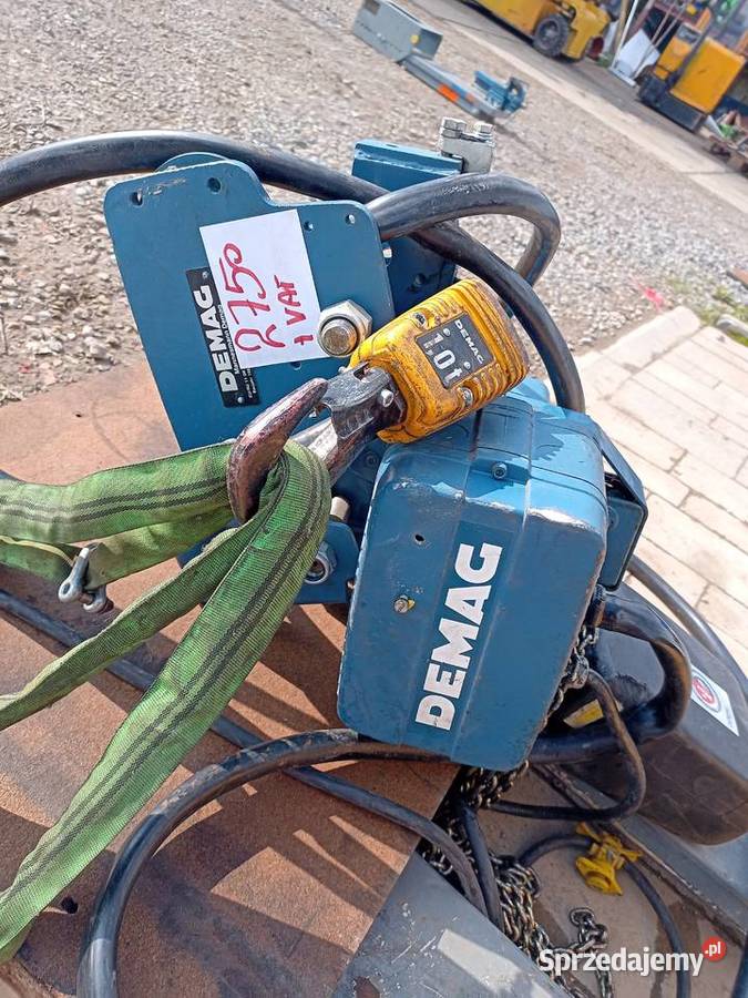 wciągarka elektryczn Demag suwnica 1 tona małopolskie Brzesko