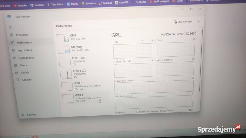 Lenovo IdeaPad Gaming Ryzen 5 4600H GTX 1650 Kraków