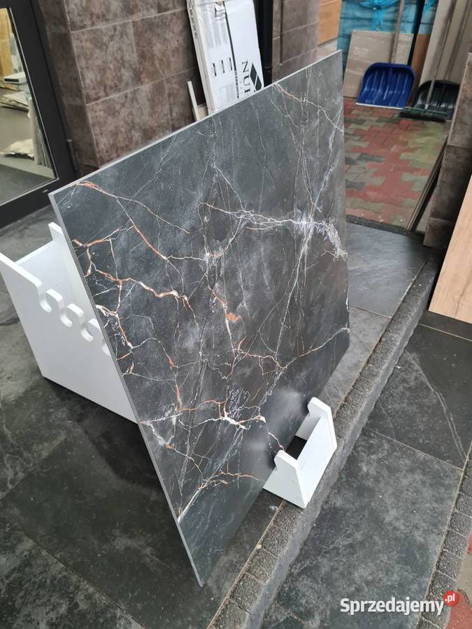 PŁYTKA GRES SHINESTONE BLACK MAT 798X798 GAT1 łódzkie Opoczno