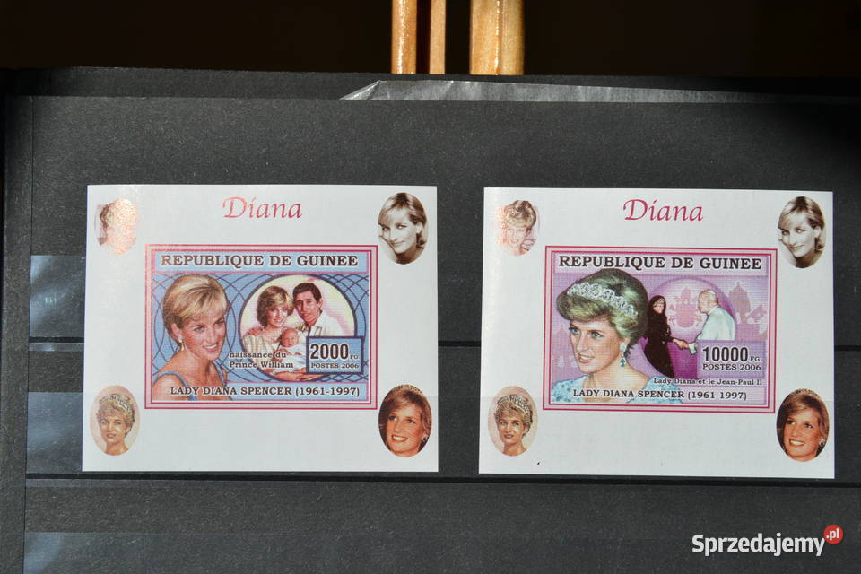 Znaczki Papież Jan Paweł II Gwinea Ks Sobótka