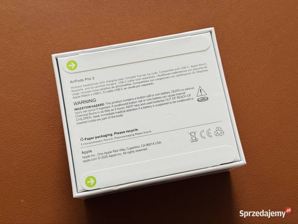 Słuchawki AirPods Pro 3 z ANC nowe AirPods do Gniezno