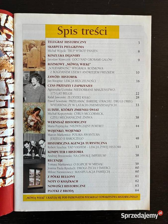Magazyn Historyczny Mówią Wieki 0805 sierpień miesięcznik warmińsko-mazurskie sprzedam