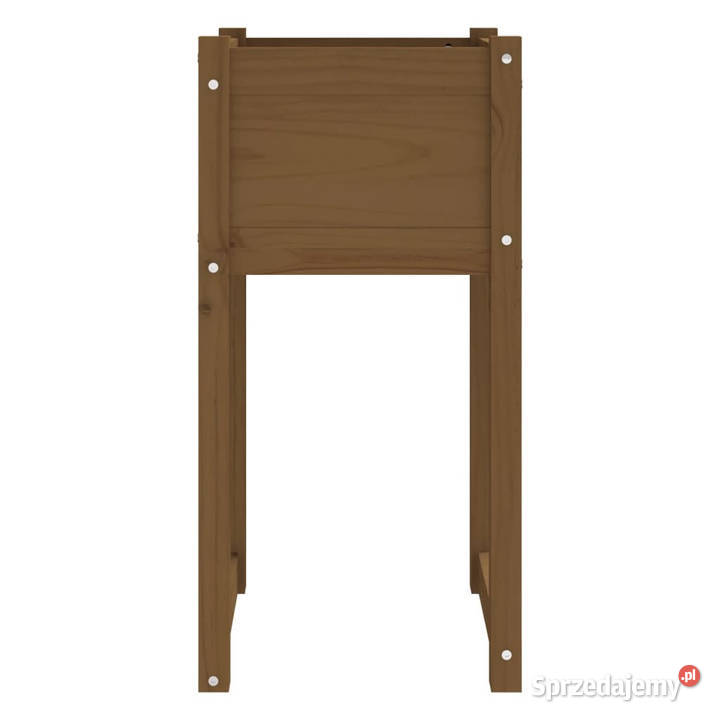 Donice 2 miodowy brąz 40x40x81 lite drewno mazowieckie