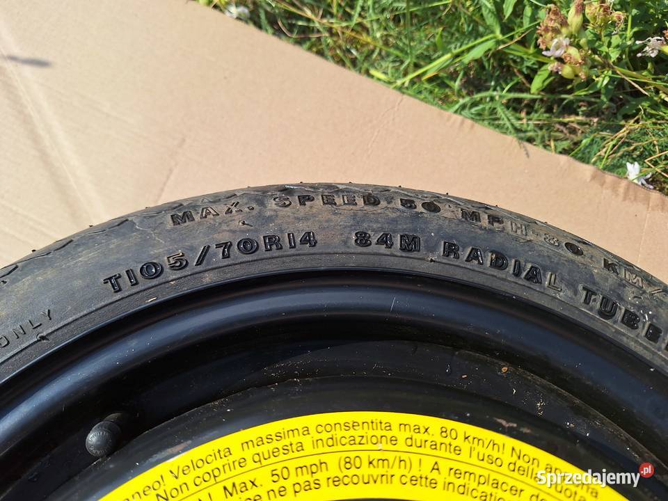 Koło dojazdowe zapasowe 4x100
