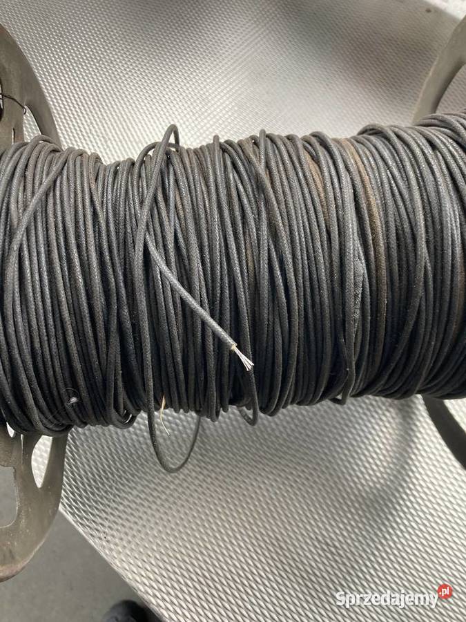 Kabel w oplocie bawełny starodawny Nsu BMW DKW Części i akcesoria motocyklowe Starogard Gdański