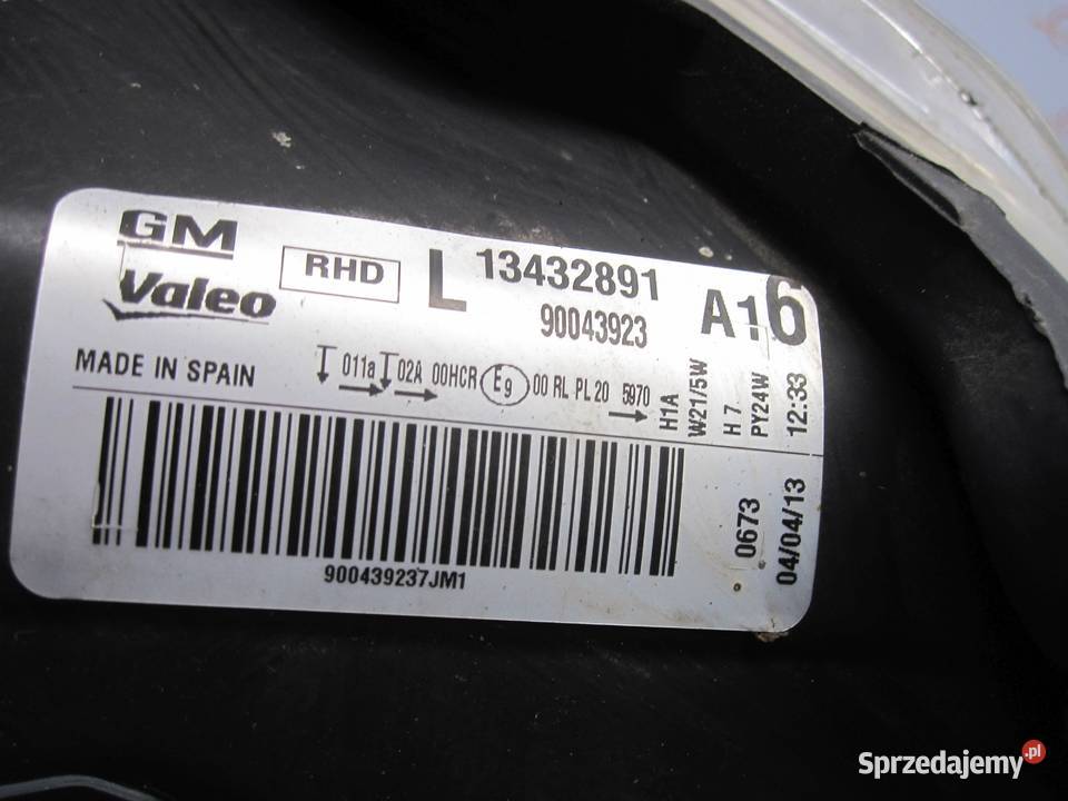 OPEL CORSA D LIFT 13r lampa lewa przód ANGLIK Kielce