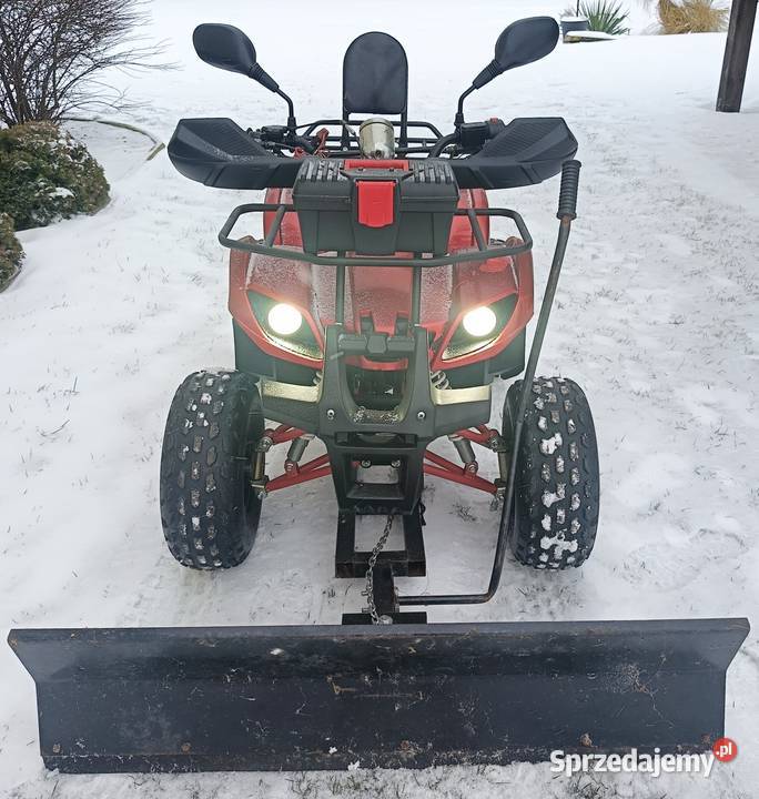 Quad 125 31 z pługiem Ponikiew Duża