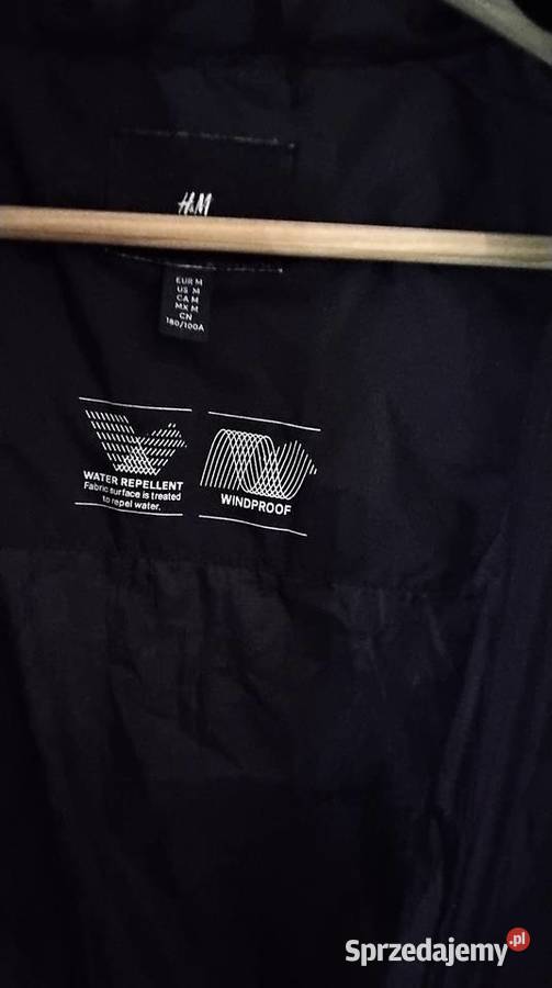 Kurtka Zimowa Czarna Damska HM M Rozmiar 38(M) Nowa Sól