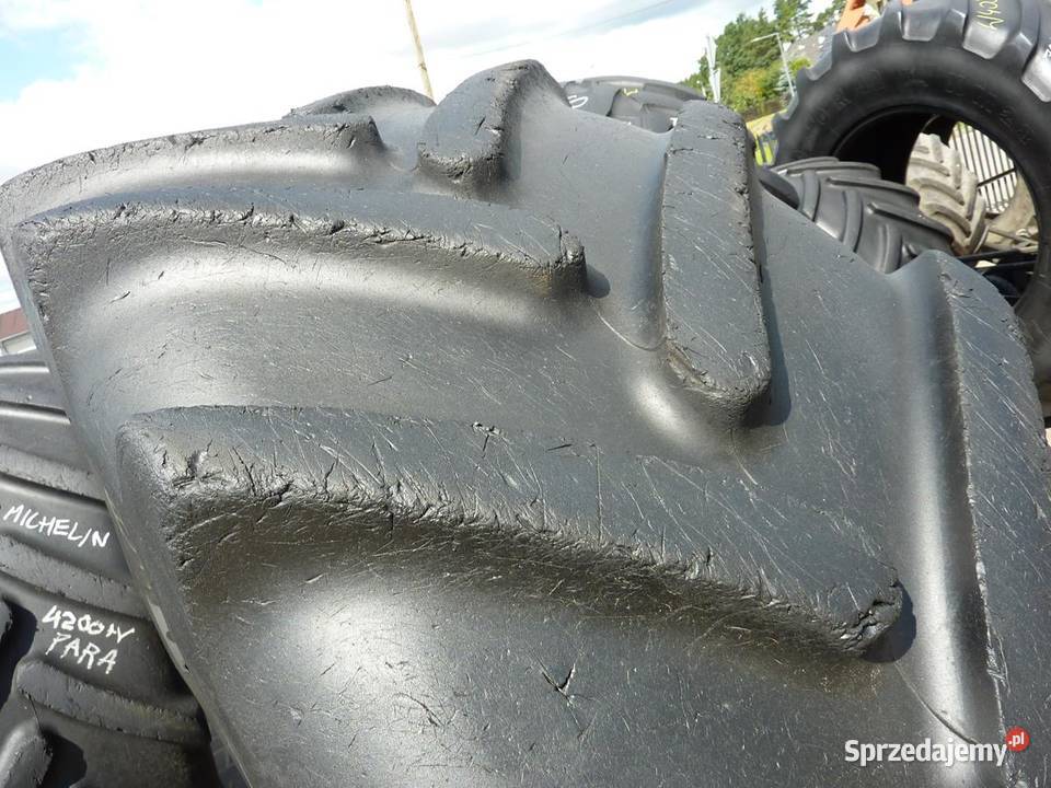 2x Opona używana rolnicza 58070R38 MICHELIN 1800 Rolnictwo podlaskie Zaścianki