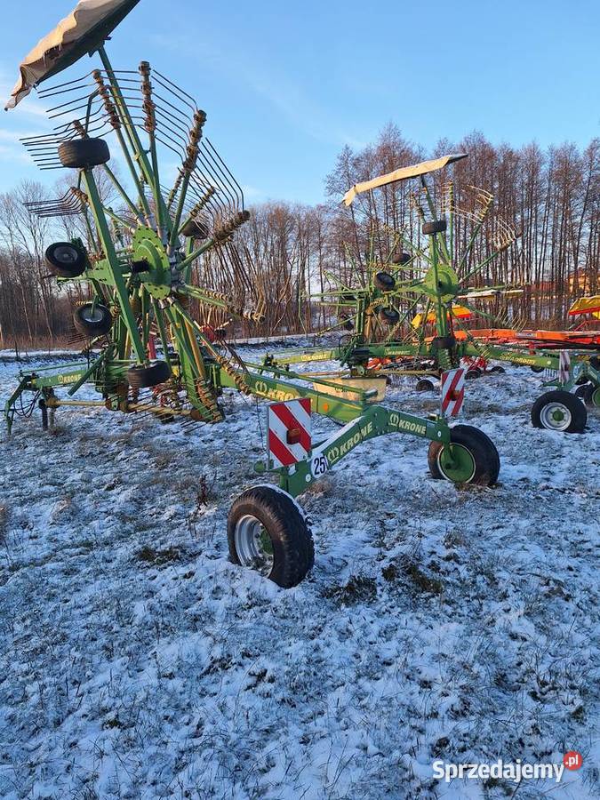 Zgrabiarki dwukaruzelowe pottinger krone Fella Łomża