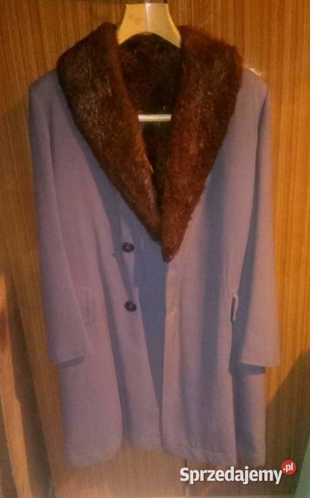 Męski Płaszcz Tradycyjne szyte Futro przecena Kraków