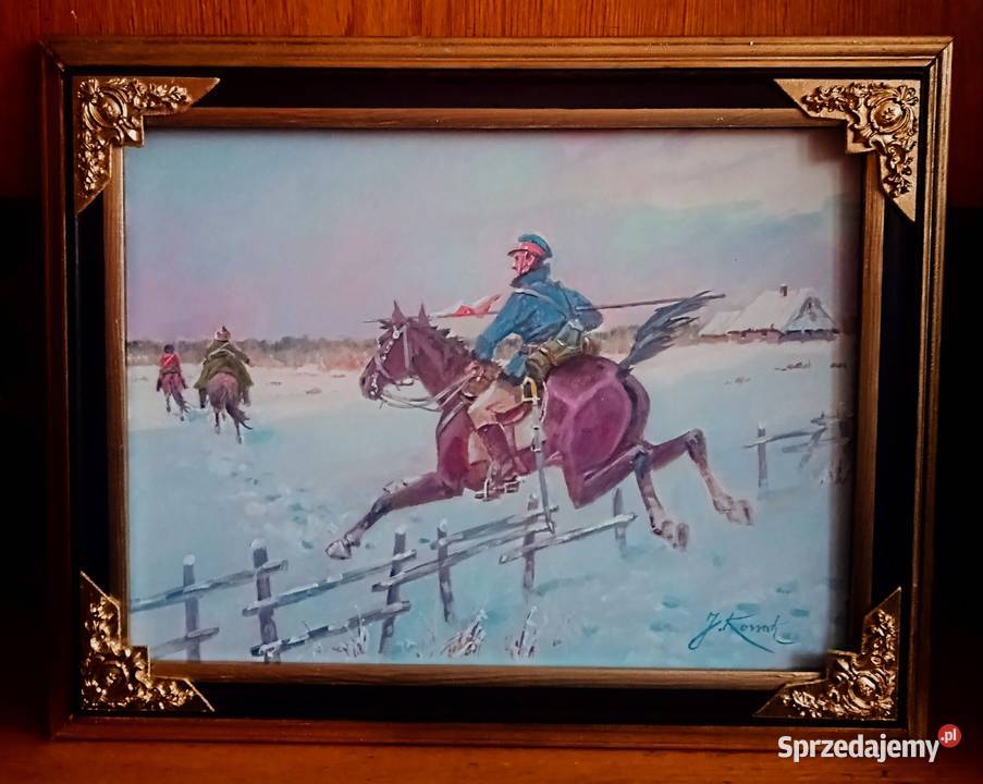 POGOŃ WROGIEM OLEJ PŁÓTNO JKOSSAK Jelenia Góra