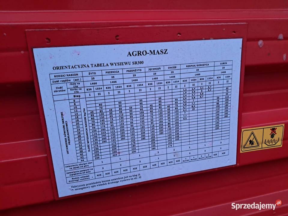 Siewnik zbożowy AgroMasz Potasznia