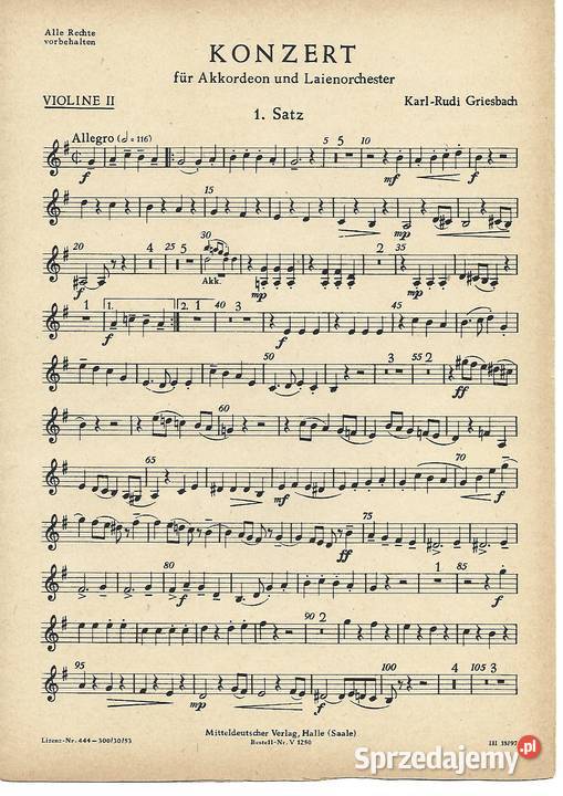 KarlRudi Griesbach Konzert fr Akkordeon und Muzyka Szczecin