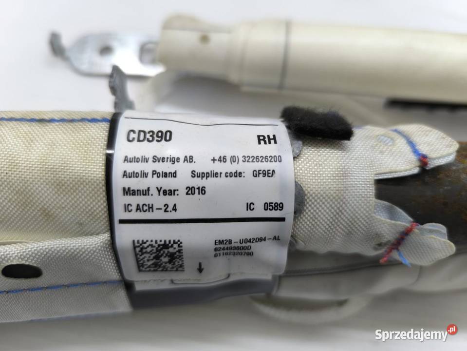 KURTYNA PRAWA AIR BAG FORD GALAXY MK4 16R