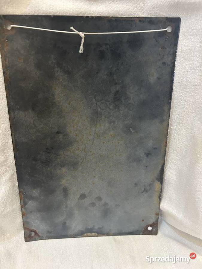 Tablica emaliowana niemiecka małopolskie