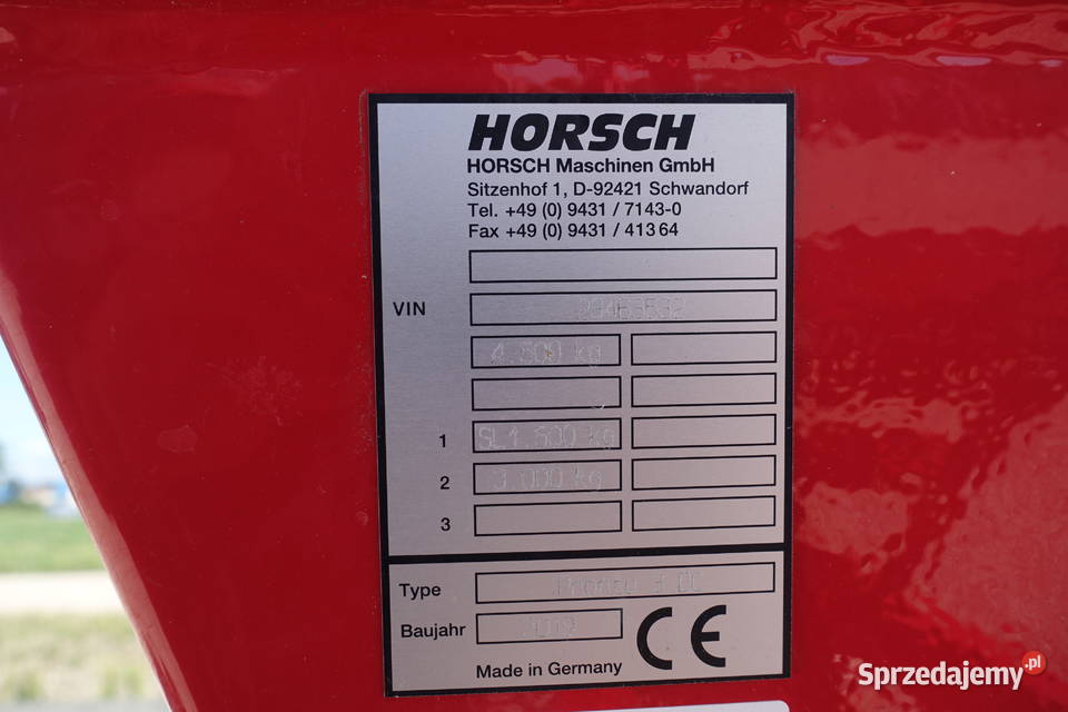Horsch Pronto 3DC siewnik agregat Vaderstadt