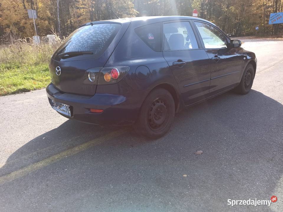 Mazda 3 16 105 SPRAWNA granatowy Rybnik