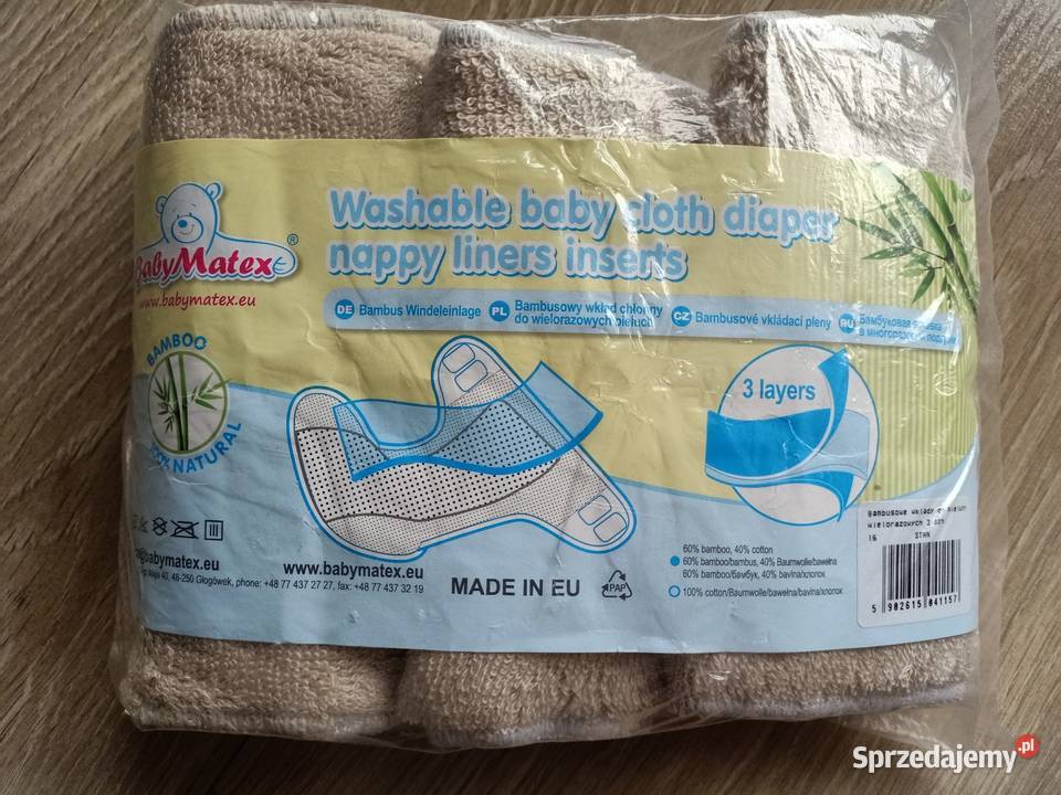 BabyMatex bambusowy wkład do pieluch Płock