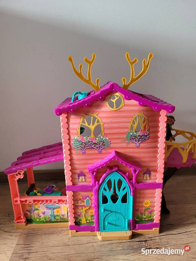 Domek enchantimals 4 laleczki 4 zwierzątka