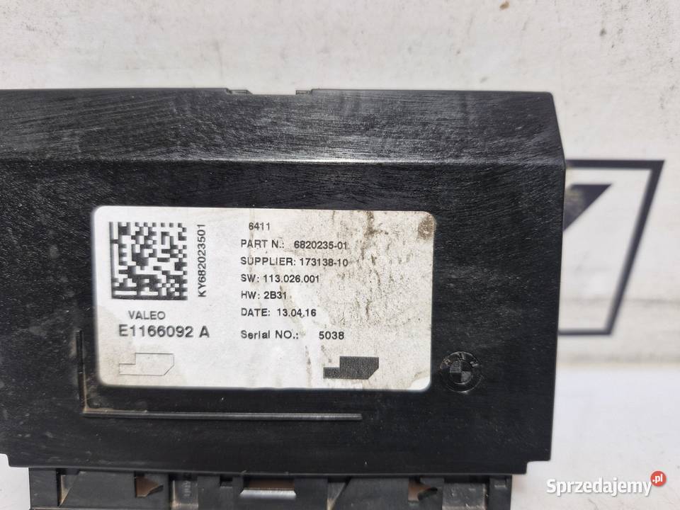 6820235 BMW F20 F21 F30 F31 MODUŁ STEROWNIK