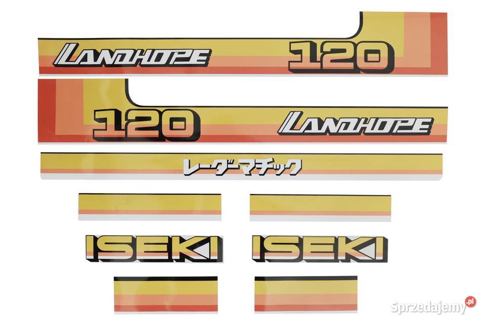 Naklejki Iseki TU120 Landhope Tajęcina sprzedam