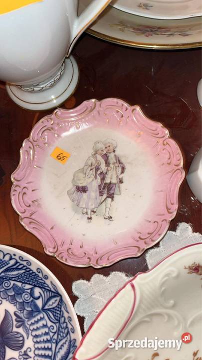 Patera ze scenką dworską Reliefy sprzedam