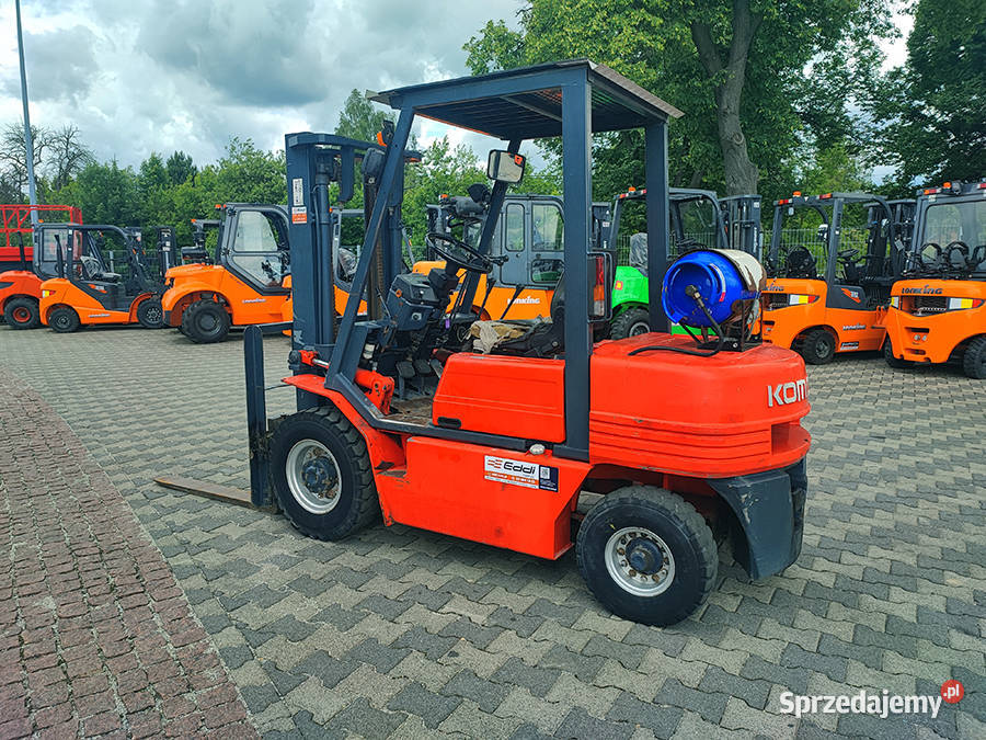 Wózek widłowy Komatsu FG2511 LPG duplex 3 m 2500 Kęty