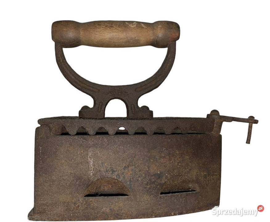 Stare żeliwne węglowe żelazko Warszawa