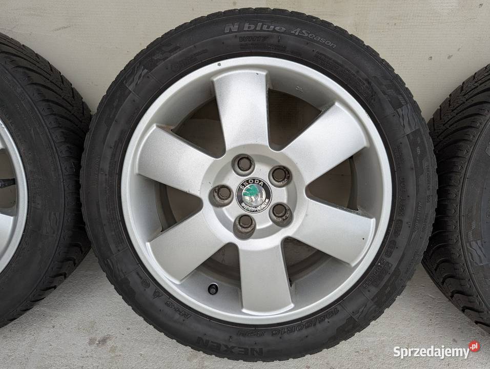 Alufelgi Skoda Fabia 4x100 19550R15 ET43 Skoda OE świętokrzyskie