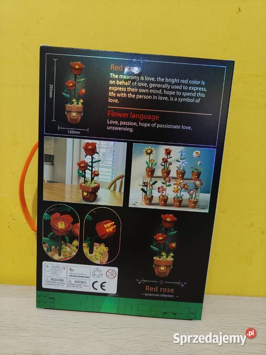 Kwiaty klocki Flowers Róże Plastik  Mszczonów sprzedam