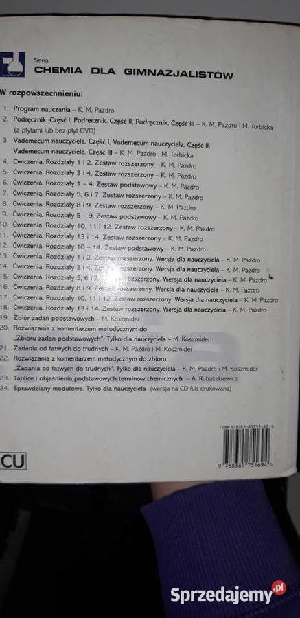 chemia zbiór Pazdro książki kolekcjonerskie Warszawa