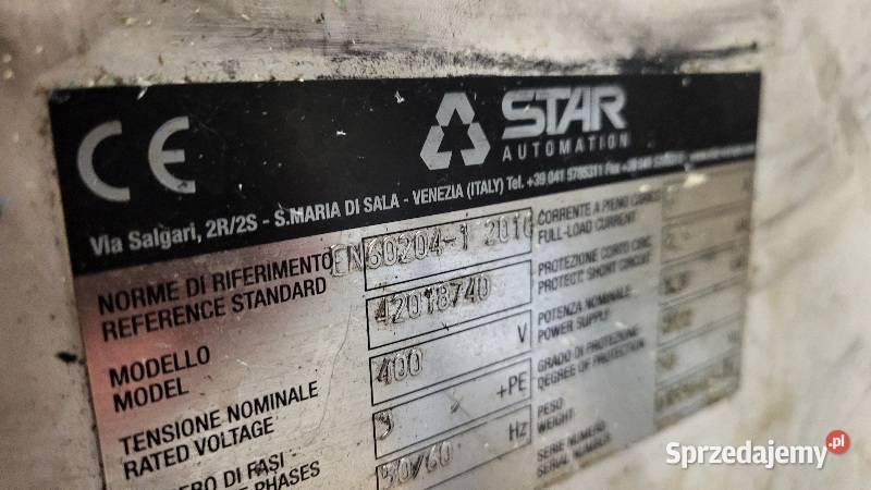 Robot 3osiowy STAR XW1000VI520 manipulator 2 Produkcja zachodniopomorskie Białogard sprzedam