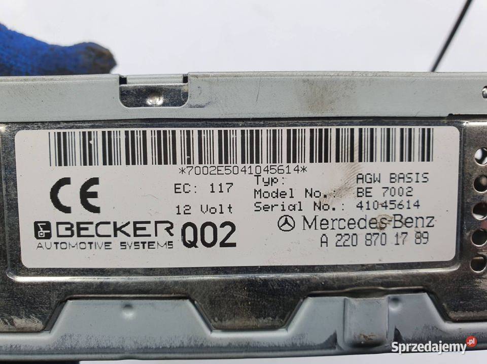 CZYTNIK NAWIGACJI MERCEDES BENZ SKLASA W220 Lipno sprzedam