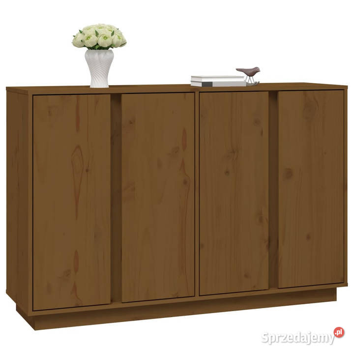 Szafka miodowy brąz 120x35x80 lite drewno Warszawa